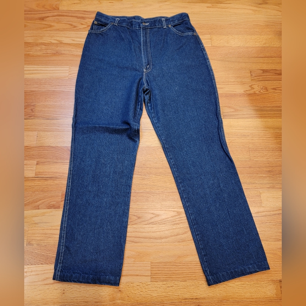 80s Chic Super High Rise Jean W32 L29 Dark Wash EUC‎